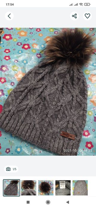 Вязаная шапка отличном состоянии.