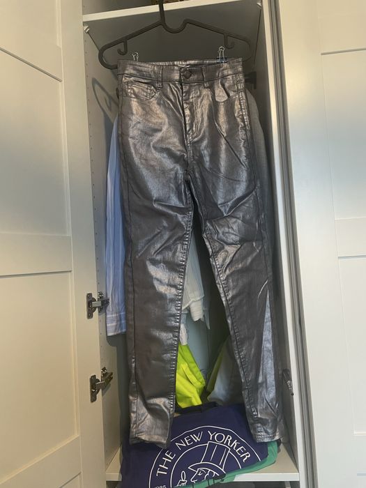 Pantaloni cerați Calzedonia argintii