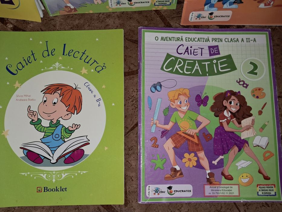 Manuale si carti/caiete de lucru, clasa a 2-a