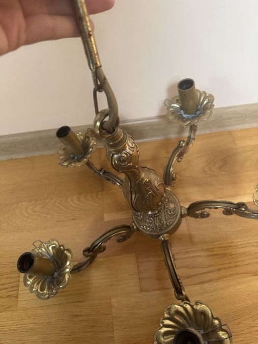 Candelabru vintage bronz