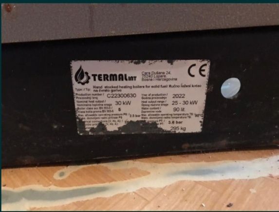 Centrală pe lemne 30kw