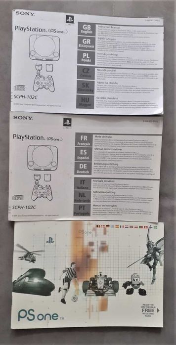 Sony playstation (ps one) SCPH-102C. 2000г. \Только инструкция\