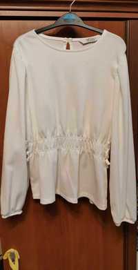 Ефирна бяла блузка за момиче, размер 140-146
