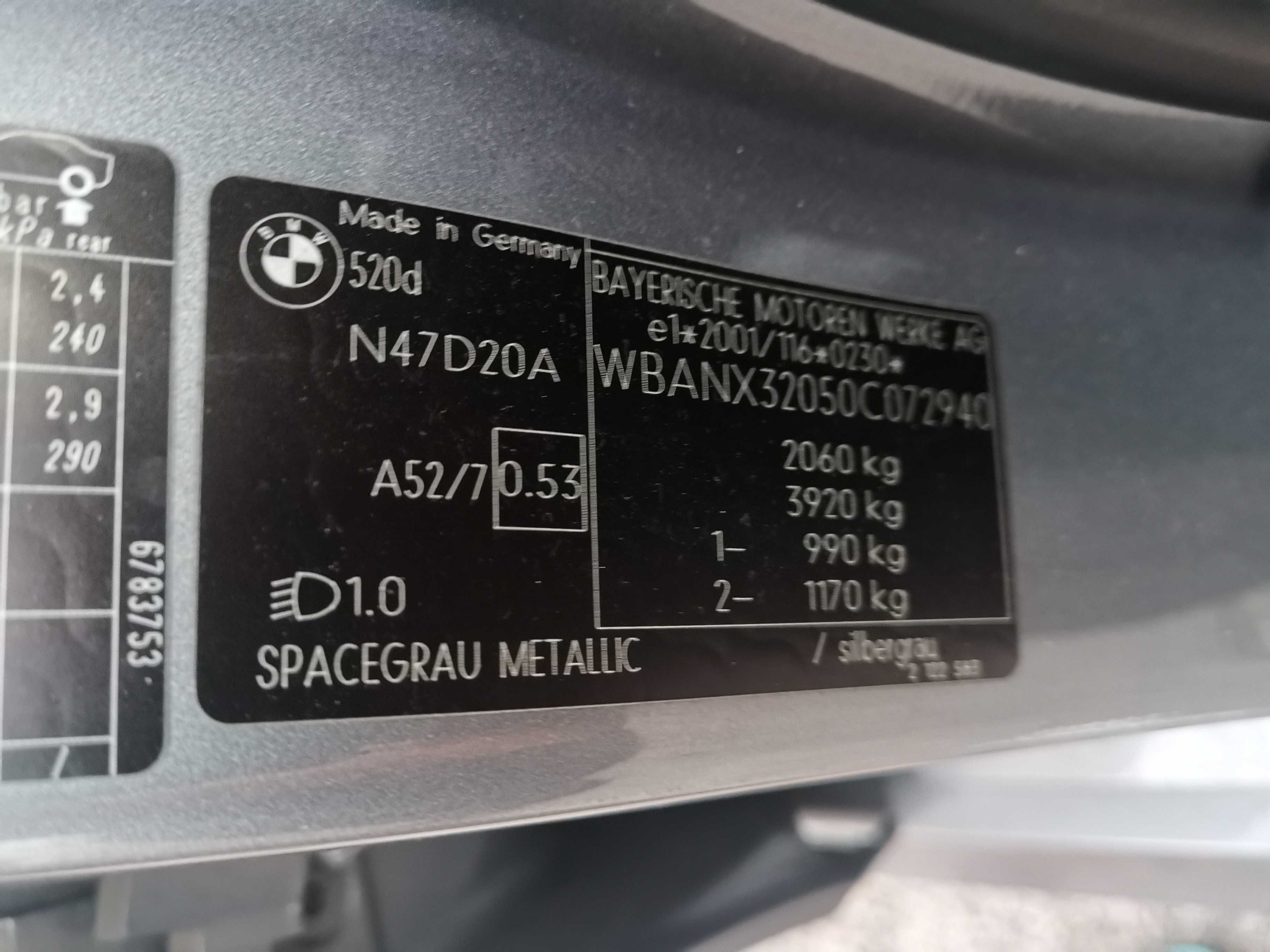 на части бмв е60 520д 177кс н37 bmw e60 520d n47 m sport recaro LCI