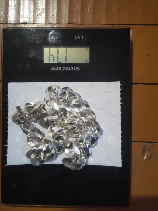 Масивен сребърен ланец 925 italy