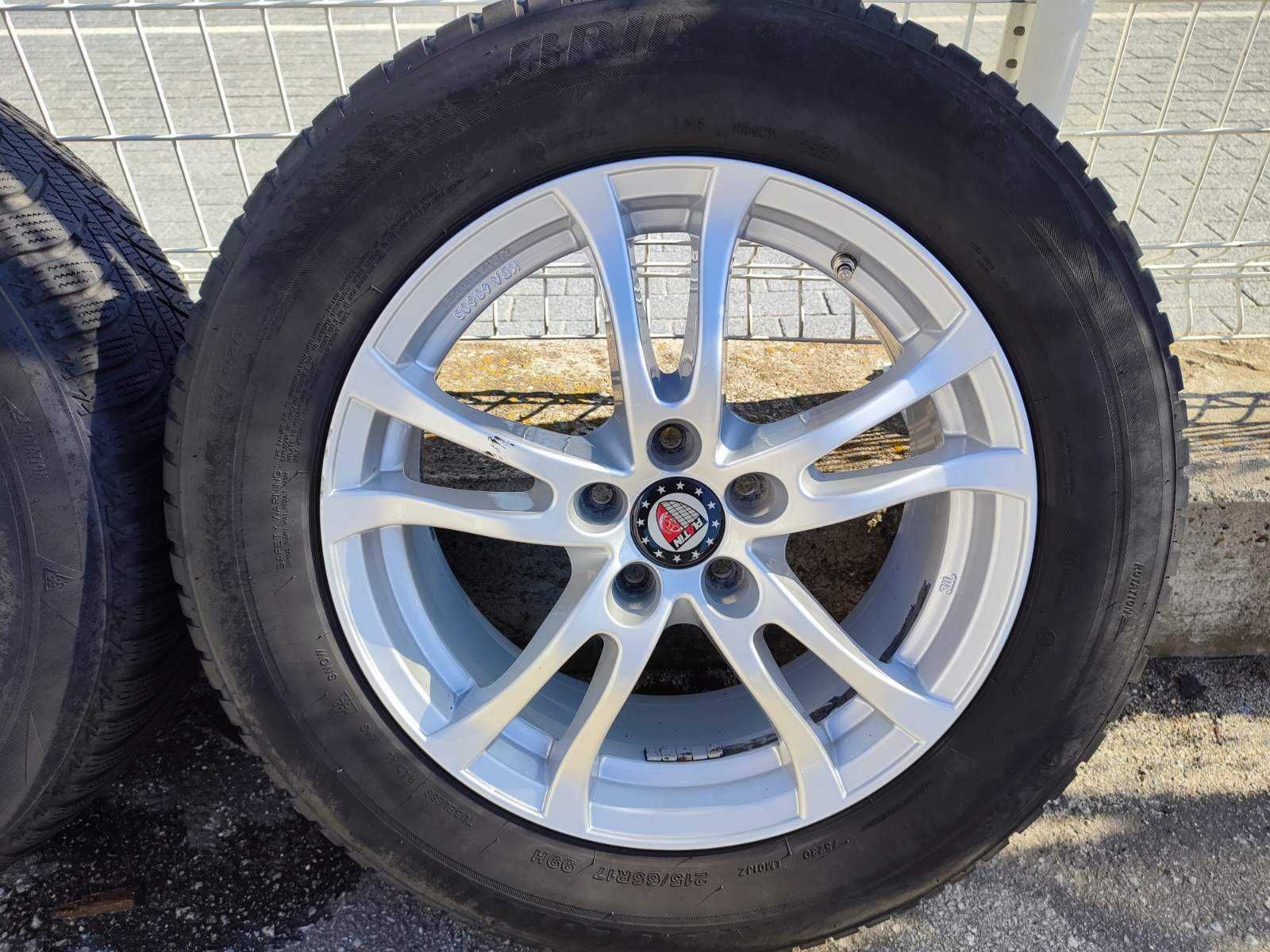 257 - 4бр. Алуминиеви джанти 17'' 5x108 с гуми 215/65R17 OpelGrandland