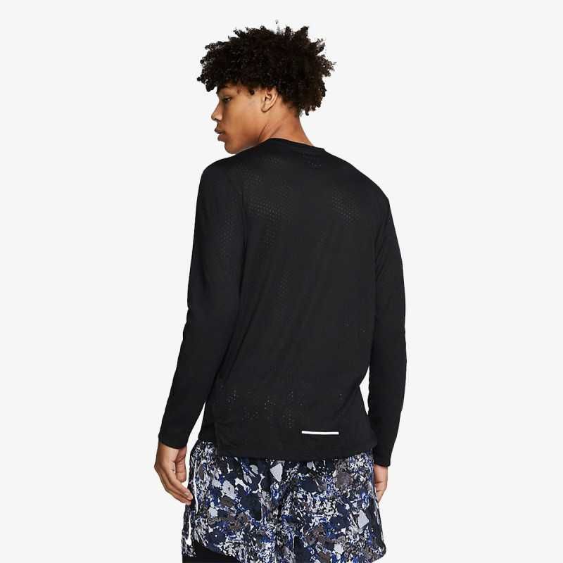 Найк Nike Running Breathe Rise 365 Dri Fit спортна блуза фланела S