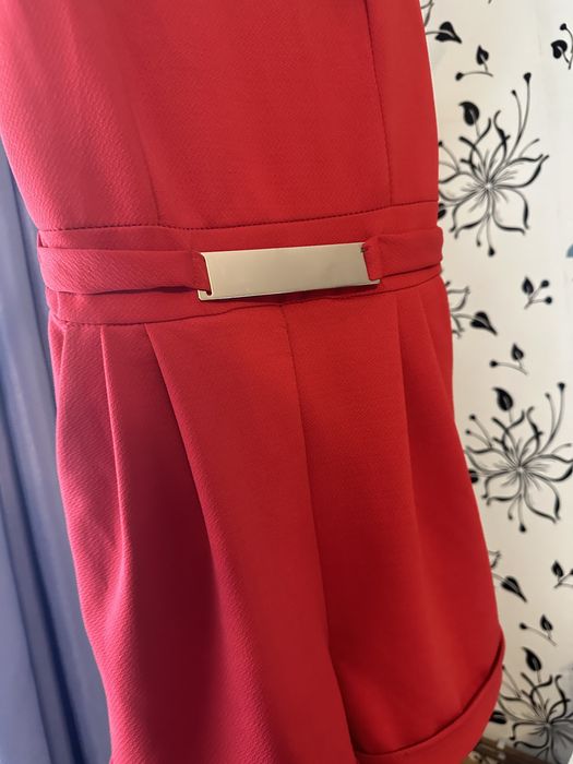 Salopeta roșie elegantă - XS / S
