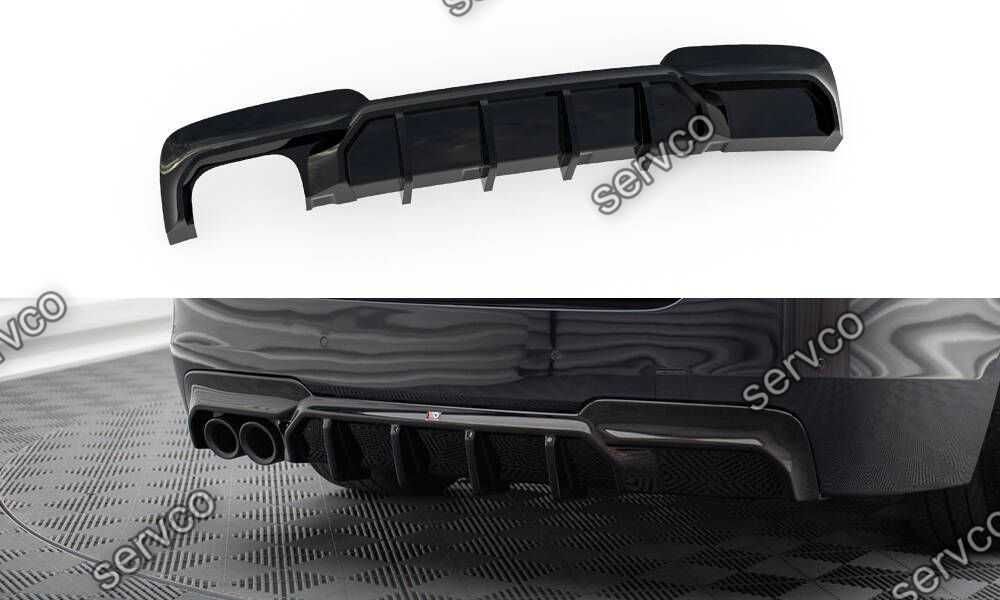 Difuzor bara spate Bmw Seria 5 F10 M-Pack 2011-2017 v11 - Maxton