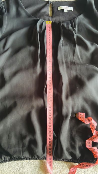 Bluză Elegantă Neagră, Mărimea 42 (brand Clockhouse)