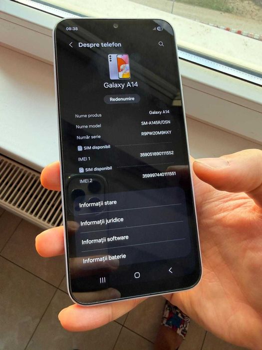 Telefon mobil Samsung Galaxy A14 Dual SIM 4GB RAM 64GB 4G