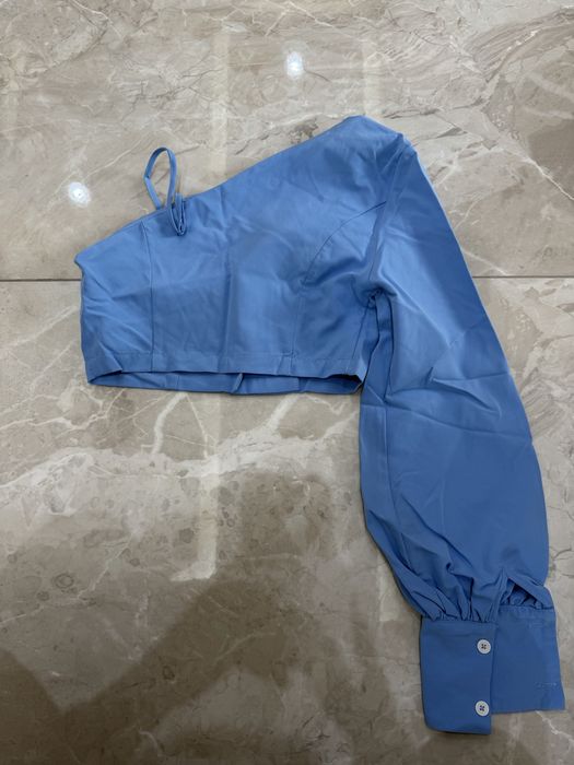 Син елегантен топ