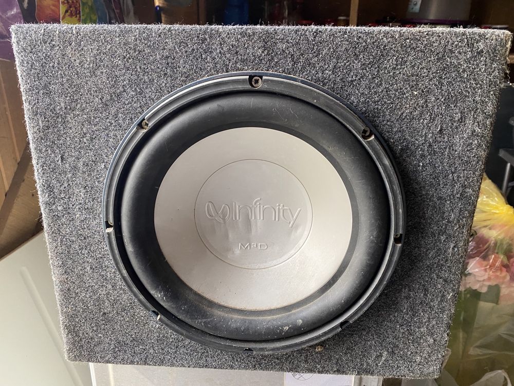 Stație pioneer și cutie subwoofer  cu membrana infinity M 3d