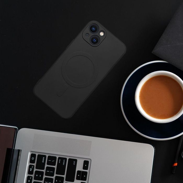 Silicone mag cover case compatible with magsafe for iphone 16 pro max