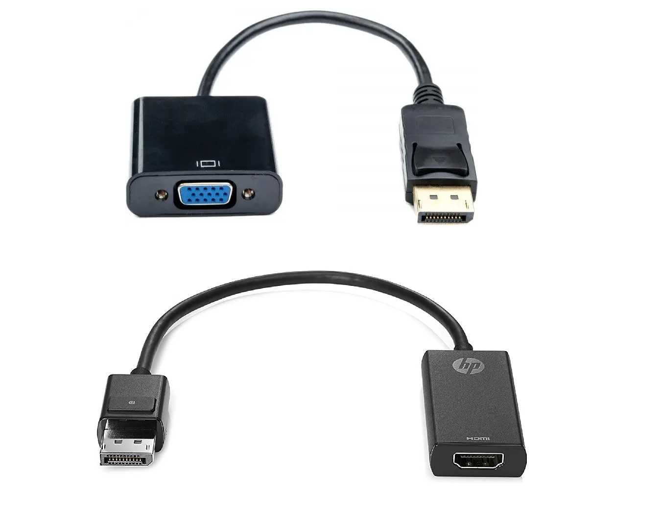 Переходник display port - vga / hdmi. diplayport - vga / hdmi