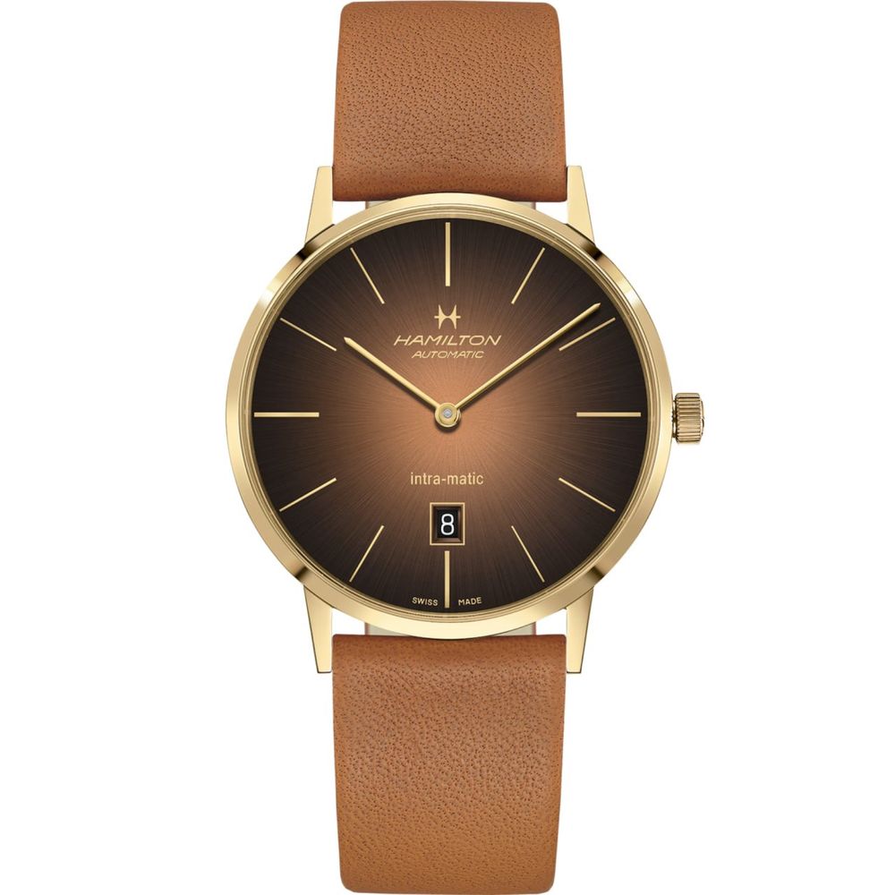 Hamilton Intra-Matic 42mm Light Brown