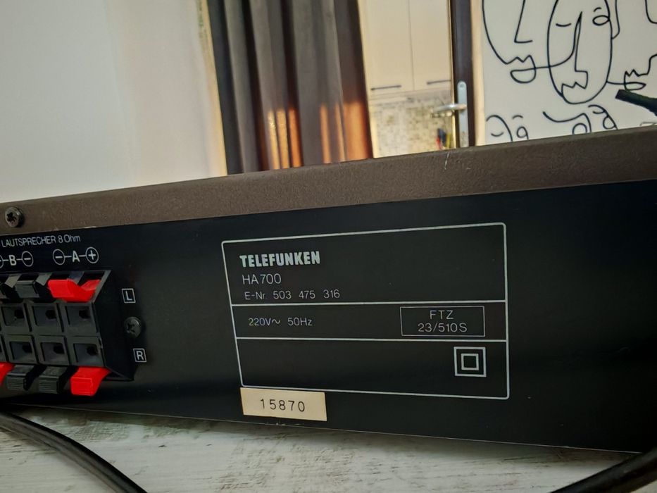 Amplificator telefunken stare excelentă
