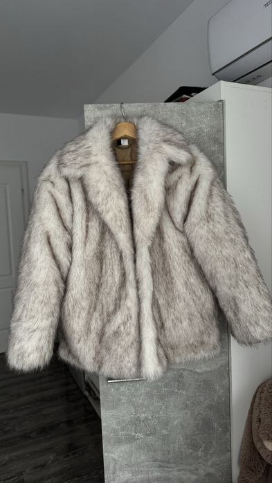 haină de blană zara