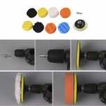 Polish auto profesional - Kit10 piese + adaptor bormasina(taler M14)