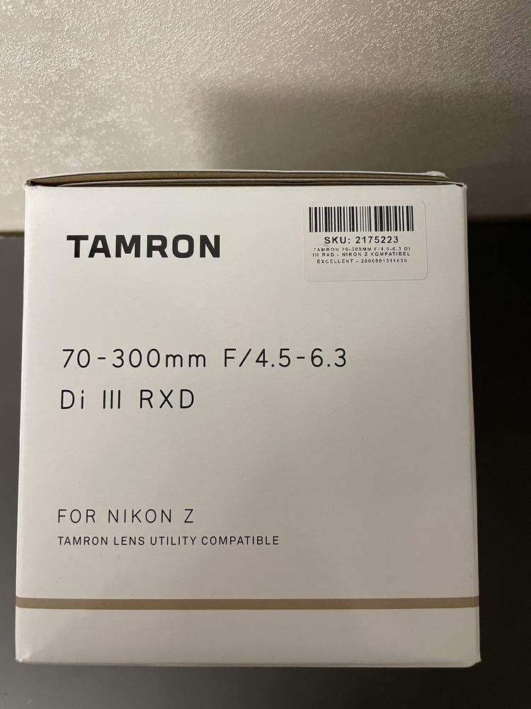 Обектив Tamron for Nikon Z A047 чисто нов