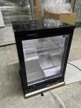 Vitrina frigorifica Minibar NOU negru interior inox 60cm latime
