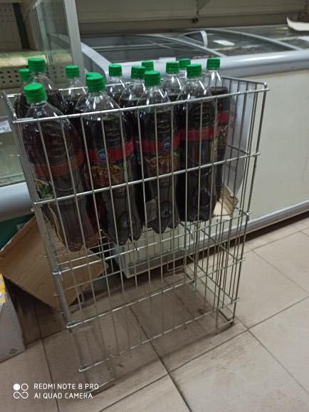 Сгъваеми метални кошове за промоции.