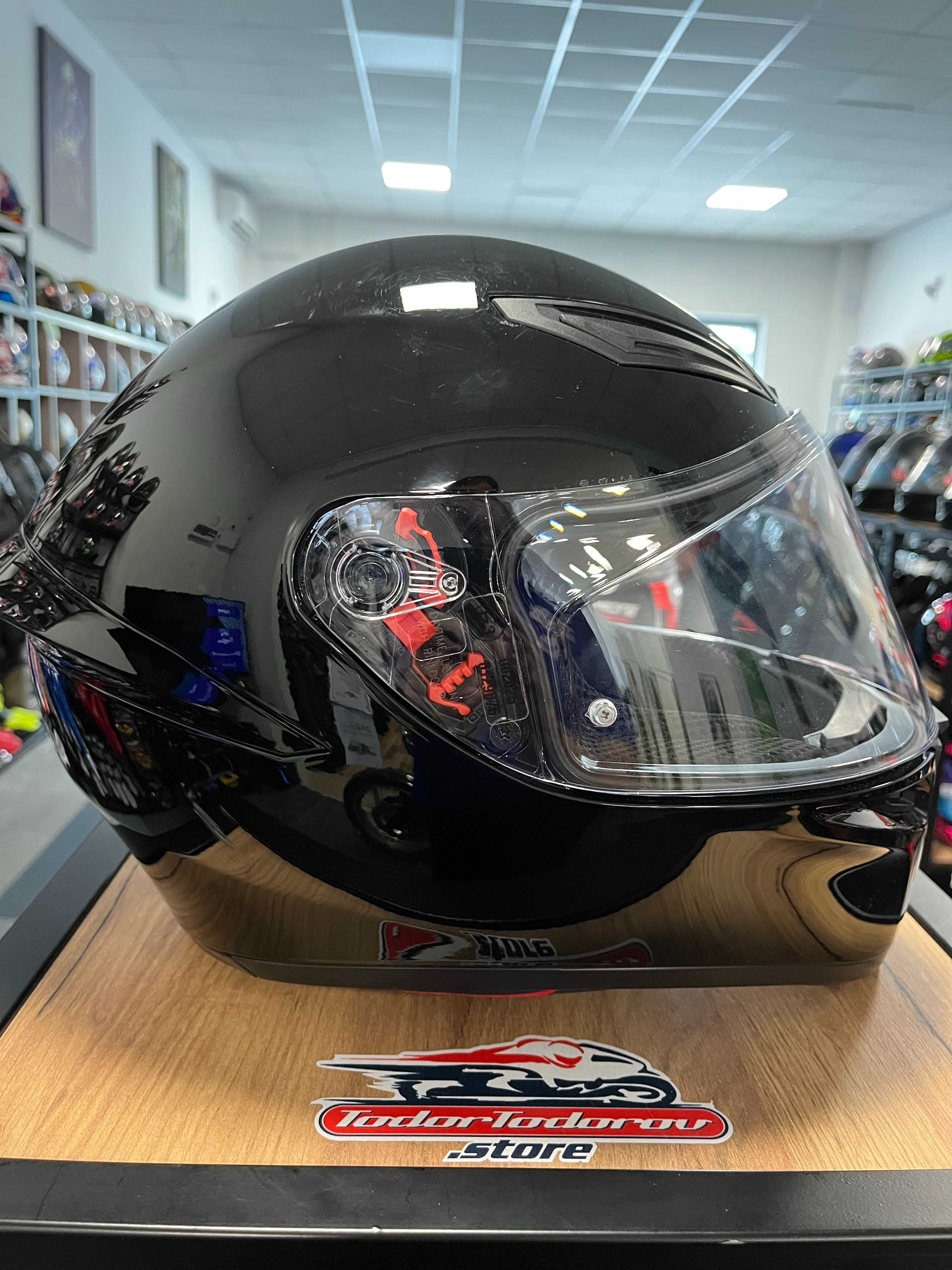 Мото каска за мотор AGV K1 S Gloss S 55-56,много добро състояние