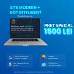 Site modern + Bot inteligent = doar 1500 lei