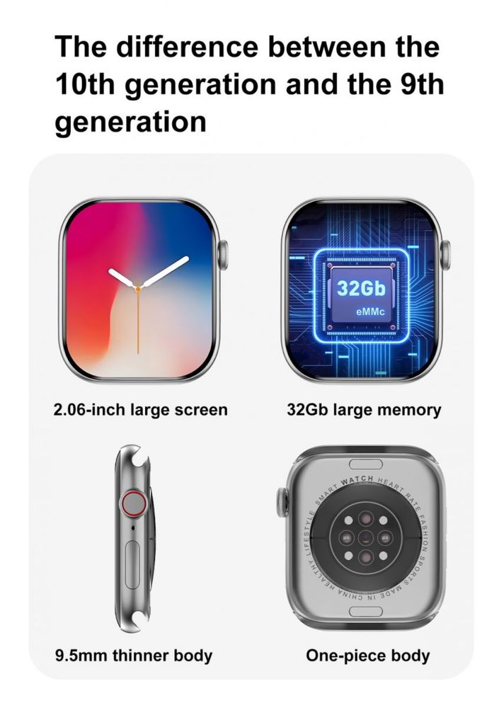 Apple Watch X (10)  46 mm (AMOLED DISPLAY)