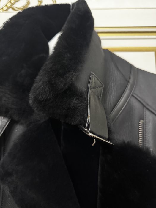 Натуральная дубленка авиатор