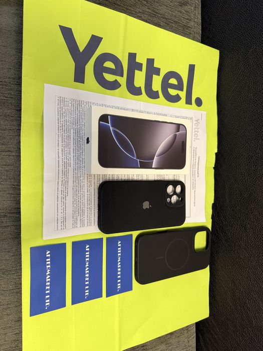 КАТО НОВ 1TB iPhone 16 Pro Max Yettel Гаранция 2027 г. Black