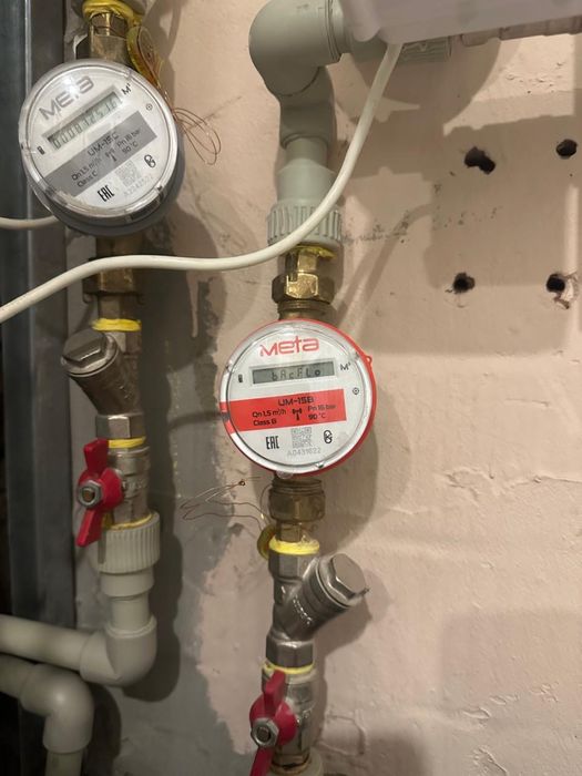 Замена батареек в радиомодульных счётчиках воды