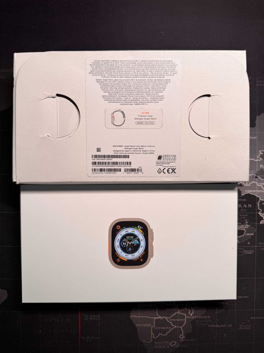 Apple Watch Ultra 49mm – Stare excelenta, 96% baterie, cutie, 2 curele