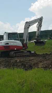 Amenajare teren cu excavator