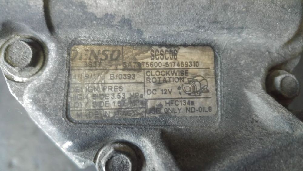 Compresor ac 1.3 d fiat punto  doblo idea punto lancia ypsilon musa ford ka