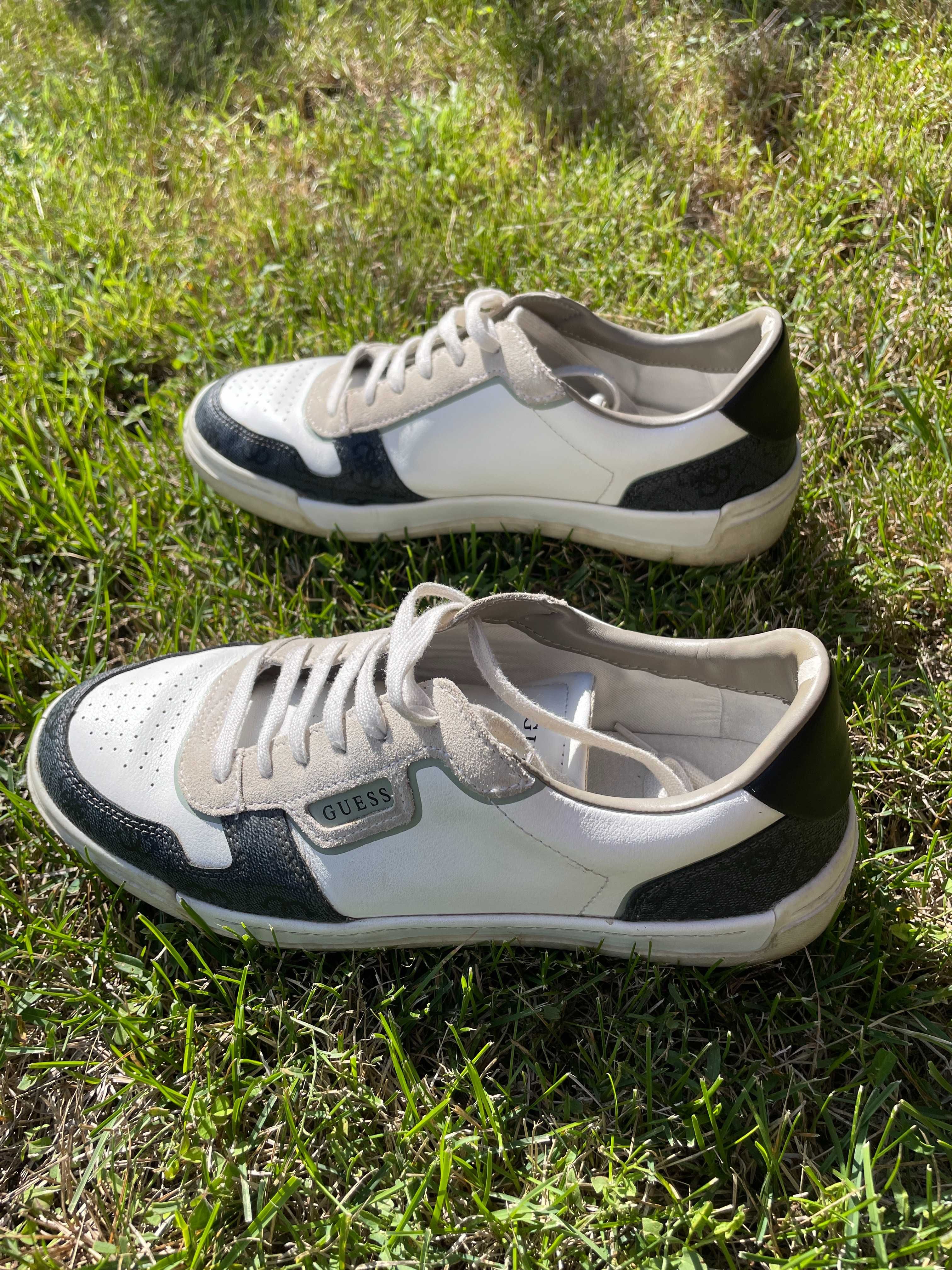 Guess Еко-кожени маратонки тип "sneakers"