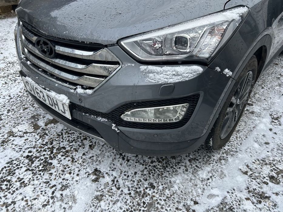 Bara fata Hyundai Santa Fe 3 2012 - 2016 GRI (1193) model cu spalatoare far