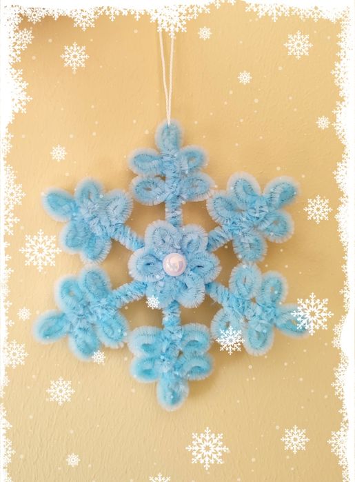 Снежинка, украса за елха