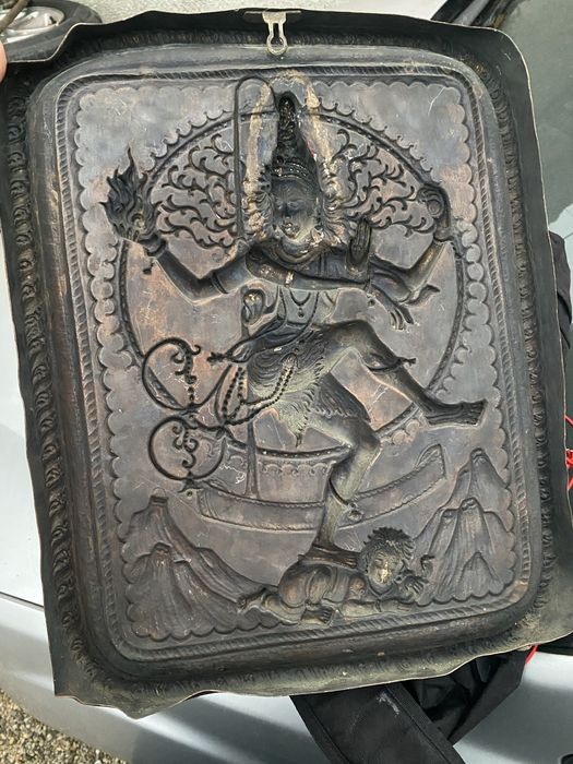 Vand tablou midel vintage cupru