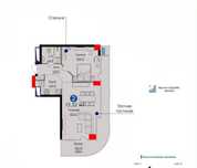 NRG U-Tower Продается 2 комнатная коробка Дружба Народов