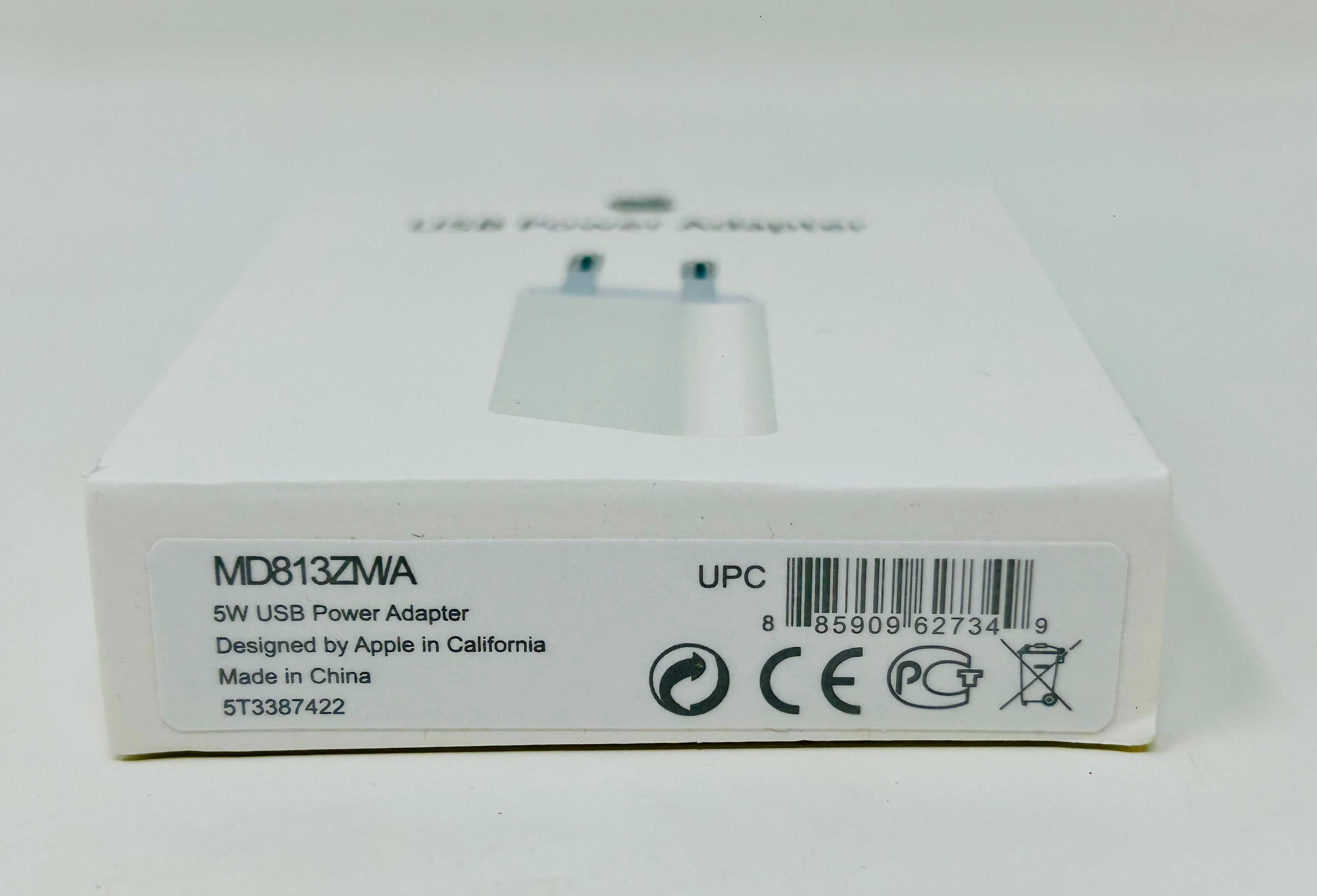 Оригинален адаптер 5W за Apple iPhone Зарядно Кабел Айфон