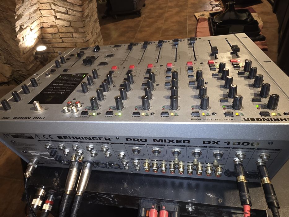 Mixer pasiv Mackie Dfx12 Nou!/Behringer Dx1000/Mx1602/Bas activ Mpa Ma