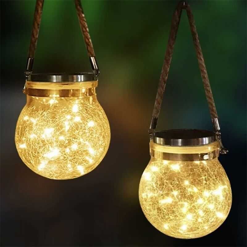 Соларна стъклена декоративна лампа – Glasslamps