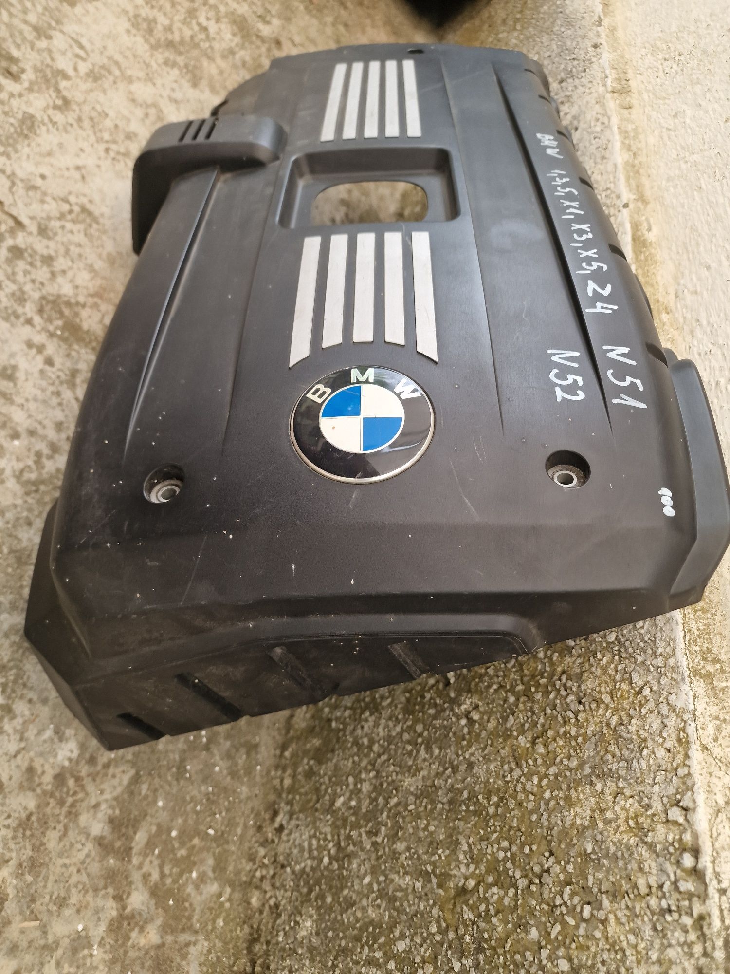 BMW 1,2,3,X1,X3,X5,Z4 N51 N52 декоративна кора над двигател