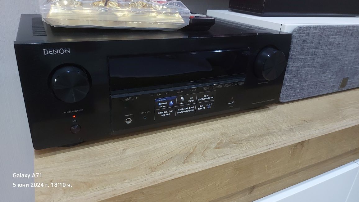 Dali spektor 2+ Denon AVR-X550BT, Bluetooth, 4K,