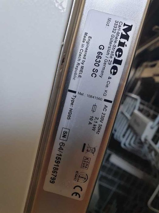 Auto Open - Съдомиялна Miele - 14 Комплекта - Свободностояща - 60см