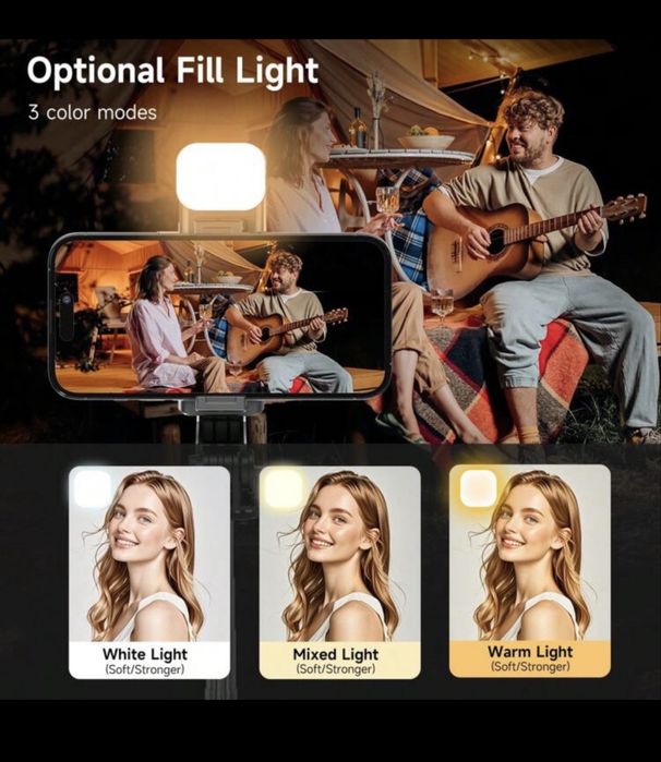 Селфи стик със осветление BLACK FRİDAY