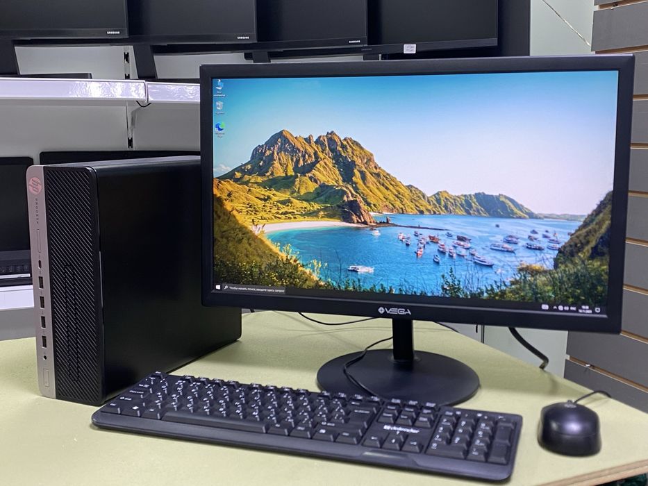 Готовый ПК-комплект | i3-7100 / 8GB / 500GB HDD / Монитор 24" FHD