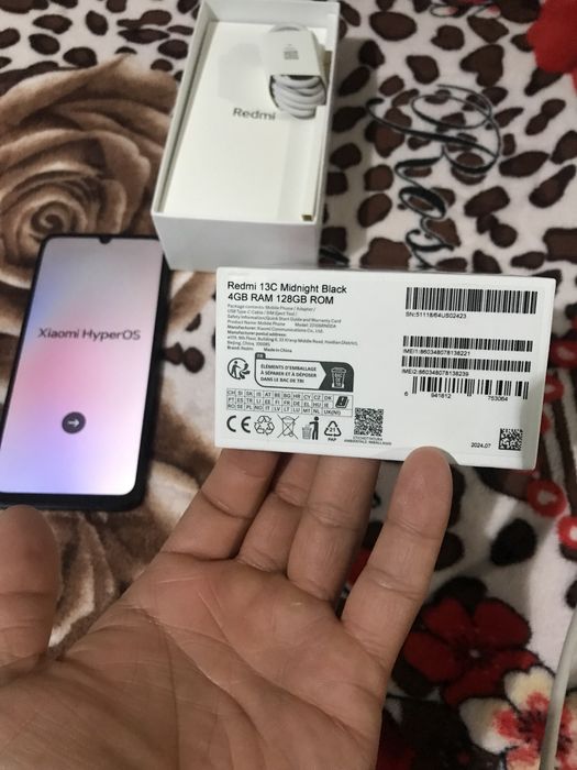 Redmi 13C 4/128 Gb holati 100%