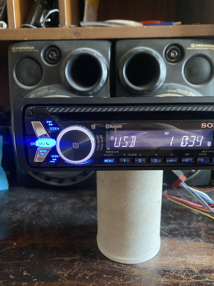 SONY MEX-BT4000U - 4X52W - Bluetooth, USB, CD плеър за кола сд, радио